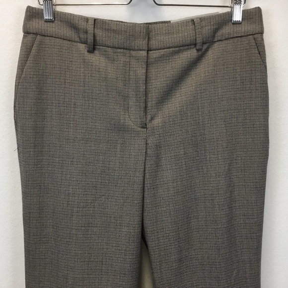 Talbots  Wool Blend Houndstooth Plaid Newport Pant - Picture 3 of 12